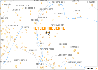 map of Alto Caracuchal