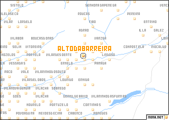 map of Alto da Barreira