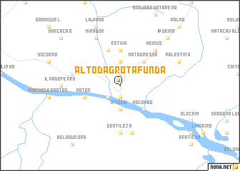 map of Alto da Grota Funda