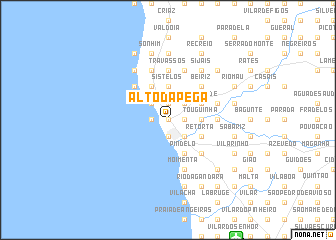 map of Alto da Pega