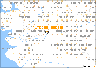 map of Alto de Ambrosio