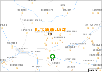 map of Alto de Belleza