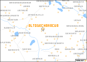 map of Alto de Chamacua