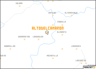 map of Alto del Camarón