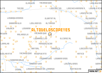 map of Alto de Los Copeyes