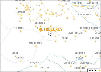 map of Alto del Rey