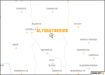 map of Alto de Tareira