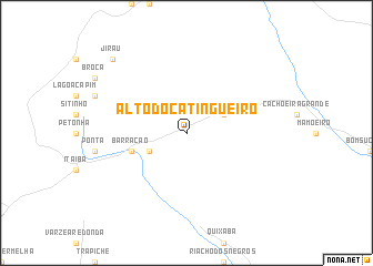 map of Alto do Catingueiro