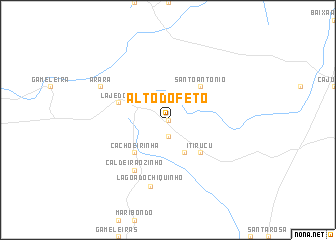 map of Alto do Feto