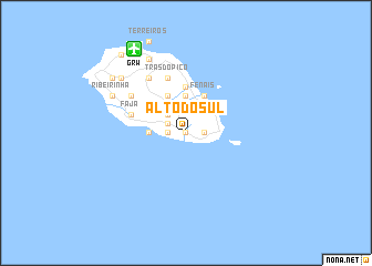 map of Alto do Sul