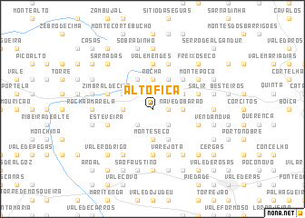 map of Alto Fica