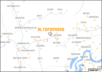 map of Alto Formoso