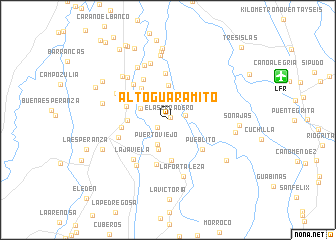 map of Alto Guaramito