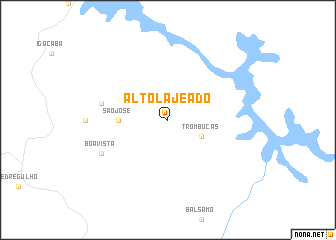 map of Alto Lajeado