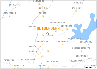 map of Alto La Vera