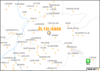 map of Alto Lisboa