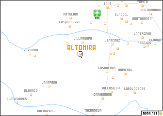 map of Alto Mira