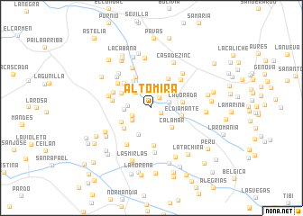 map of Altomira