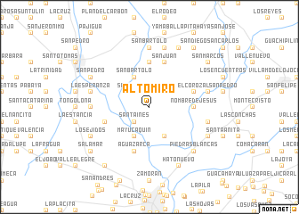 map of Altomiro