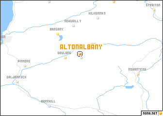 map of Alton Albany