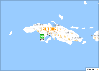 map of Altona