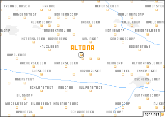 map of Altona