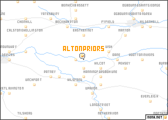 map of Alton Priors