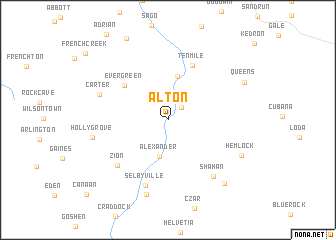 map of Alton