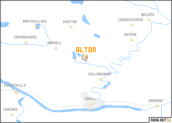 map of Alton