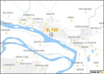 map of Alton