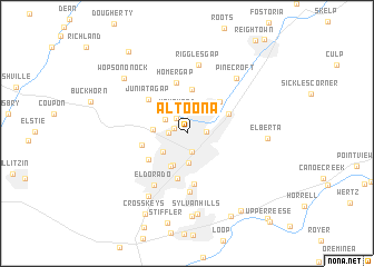 map of Altoona