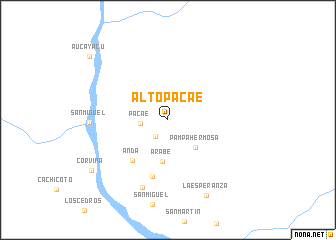 map of Alto Pacae