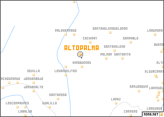 map of Alto Palma