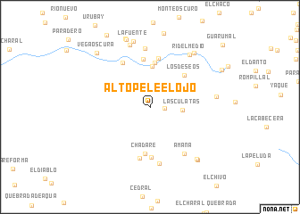 map of Alto Pele El Ojo