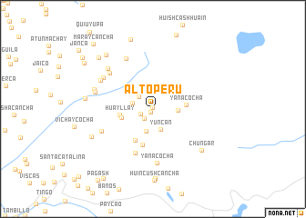 map of Alto Peru