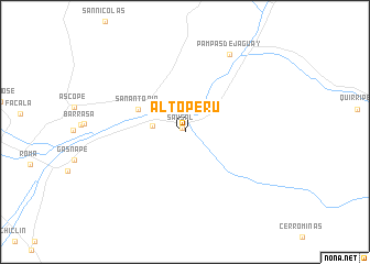 map of Alto Perú
