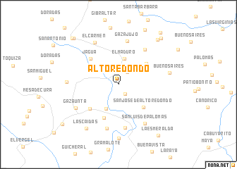 map of Alto Redondo