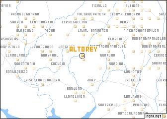 map of Alto Rey