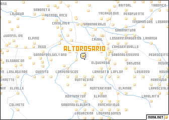 map of Alto Rosario