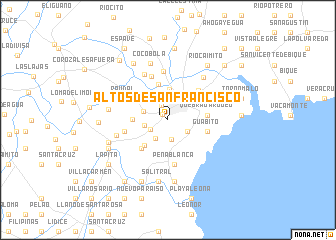 map of Altos de San Francisco