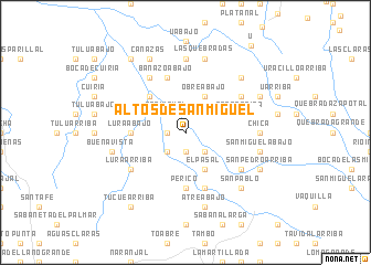 map of Altos de San Miguel