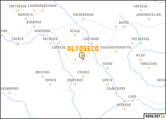 map of Alto Sêco