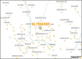 map of Alto Senón