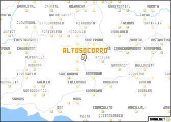 map of Alto Socorro