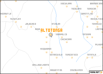 map of Altotonga