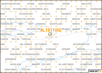 map of Altötting