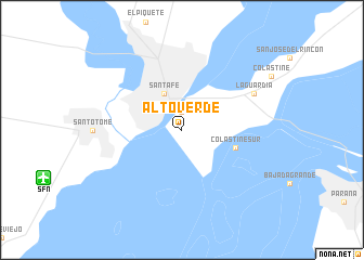 map of Alto Verde