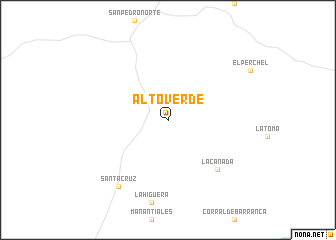 map of Alto Verde