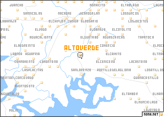 map of Alto Verde