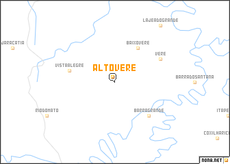 map of Alto Verê